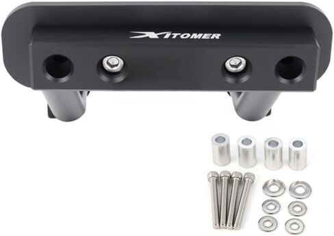 Xitomer Stunt Bar متوافق مع Yamaha MT-07 2014-2024 FZ-07 كشط بار الرف الخلفي أجزاء حيلة بهلوانية بالدراجة الشارع التقزم 12:00 لملحقات MT-07 in Kuwait