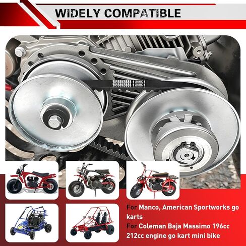 3 Pcs 30 Series Go Kart Drive Belt for Manco 5959 Comet 203589 Coleman KT196 Murray 12-8487 Go Kart Torque Converter Belt in Saudi Arabia