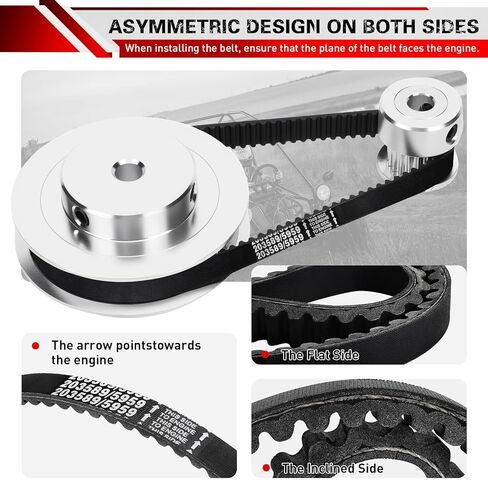 3 Pcs 30 Series Go Kart Drive Belt for Manco 5959 Comet 203589 Coleman KT196 Murray 12-8487 Go Kart Torque Converter Belt in Saudi Arabia