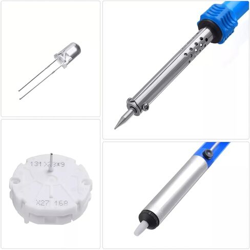 Instrument Cluster Gauge Stepper Motor Repair Kit X27 168 Fits 03-06 GM Chevy Silverados Tahoes Yukons(7Motors 36Led Light Bulbs 1Soldering Iron 1Solder Sucker 1Remove Tool 1Flux Rosin Core Solder1) in Kuwait