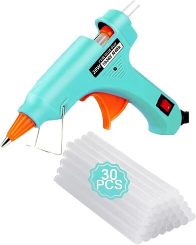 Hot Glue Gun Kit Mini: Mini Hot Glue Guns Kit with 30 Sticks Melt Glue Gun Craft for School DIY Arts Home Quick Repairs Multi-application in Kuwait