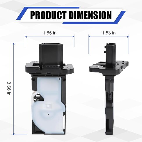 Mass Air Flow Sensor Meter MAF Compatible with Nissan 2019-2023 Altima 2020-2023 Sentra 2021 Rogue 2L 2.5L 2022-2023 Pathfinder for Infiniti 2022-2023 QX60 3.5L 2019 QX50 2L Replace 22680-5NA0A in Kuwait