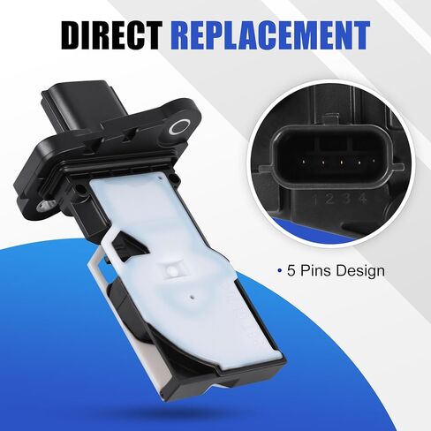 Mass Air Flow Sensor Meter MAF Compatible with Nissan 2019-2023 Altima 2020-2023 Sentra 2021 Rogue 2L 2.5L 2022-2023 Pathfinder for Infiniti 2022-2023 QX60 3.5L 2019 QX50 2L Replace 22680-5NA0A in Kuwait