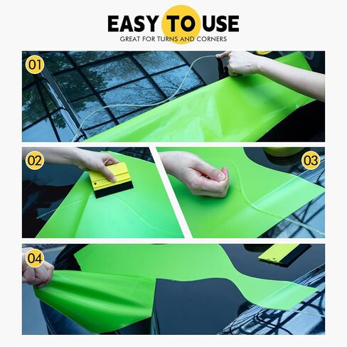 FOSHIO Knife Less Cutting Tape 32.8FT/10M, Design Line Vinyl Wrap Tape for Automotive Wrapping, Decals & Graphics - No Blade Safe Trim Tool, 4 mm x 10 m in Kuwait