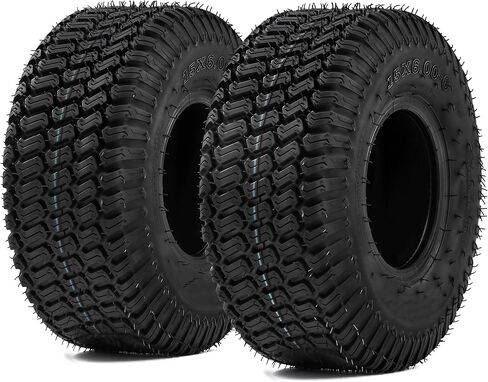 إطارات YITAMOTOR 20x8.00-8 لجزازة العشب (مجموعة من 2)، إطار العشب للجرارات بدون أنابيب 4 طبقات، إطارات جزازة العشب 20x8.00x8 تناسب معظم مركبات العشب والحدائق، سعة 965 رطل in Kuwait