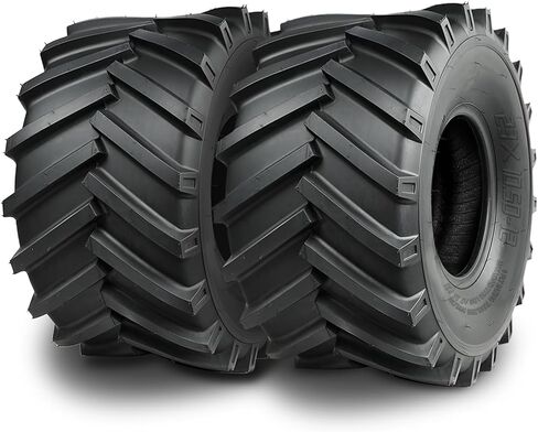 إطارات TRIPOWER 23x10.50-12 للجرارات - 23x10.50-12 إطار Ag لجزازة ركوب المزرعة في الحديقة، متينة 6PR بدون أنابيب، سعة 2260 رطل، مجموعة من 2 in Kuwait