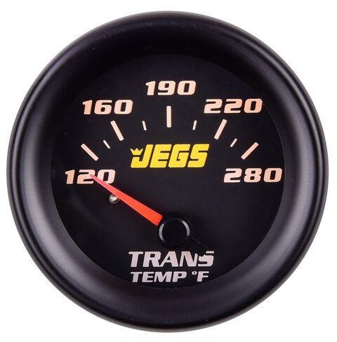 مقياس درجة حرارة ناقل الحركة JEGS 41405 [2 1/16 بوصة. كهربائي، 120-280 درجة فهرنهايت مع وجه أسود] in Kuwait