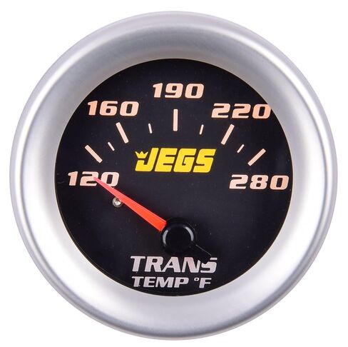 مقياس درجة حرارة ناقل الحركة JEGS 41405 [2 1/16 بوصة. كهربائي، 120-280 درجة فهرنهايت مع وجه أسود] in Kuwait
