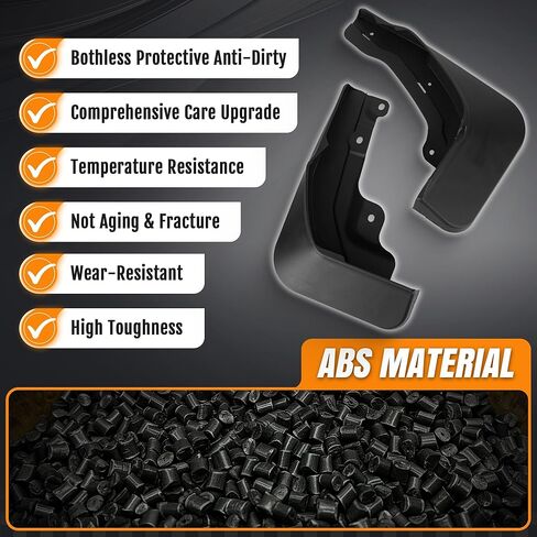 Mud Flaps Splash Guards for Honda CRV 2023 2024 2025 2026 All Weather Fender Guard Protect Against Mud and Rocks Protect Car's Paint, Honda Accessories (4-Pack) in Kuwait