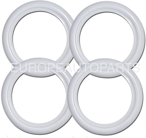 Atlas 14'' INCH White Wall Tire Insert Trim Set x4 Pieces in Kuwait