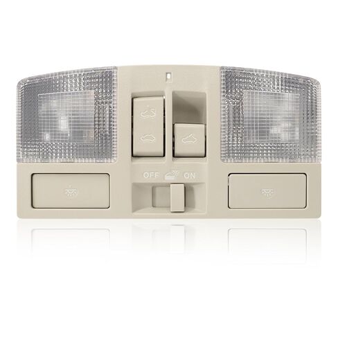 BBM6-69-970B-75 Overhead Console, The roof Console w/Dome Map Light & Sunroof Switch Fit for 2010-2013 Mazda 3, Cab Interior Ceiling Roof Reading Lamp Accessories BBM669970B75, No Down Lights in Kuwait