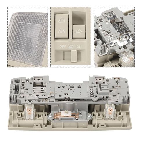 BBM6-69-970B-75 Overhead Console, The roof Console w/Dome Map Light & Sunroof Switch Fit for 2010-2013 Mazda 3, Cab Interior Ceiling Roof Reading Lamp Accessories BBM669970B75, No Down Lights in Kuwait