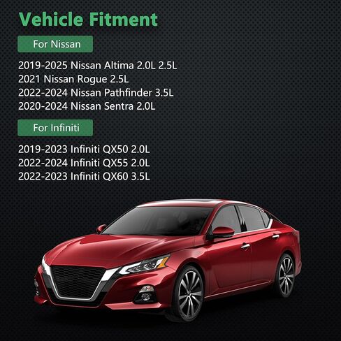 ترقية مستشعر تدفق الهواء الشامل لنيسان ألتيما 2.0L 2.5L 2019-2025 / باثفايندر 2022-2025 / سينترا 2020-2025 / روغ 2021 وإنفينيتي QX50 2019-2023 OE # 22680-5NA0A AFH60M-53 22680-6CT0A in Kuwait