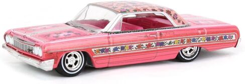 Greenlight 1/64 1964 Chevrolet Impala Lowrider, Gypsy Rose, California Lowriders 63010-A in Kuwait