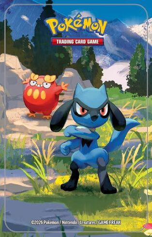 Pokémon TCG: Mega Evolution—Ascended Heroes Mini Tin: Riolu & Darumaka (1 Sticker Sheet, a Pokémon Art Card & 2 Booster Packs) in Kuwait