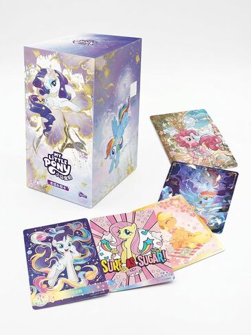 KAYOU My Little Pony Trading Cards Moon Edition Series 11 صندوق تجميع 18 حزمة معززة مجموعة نادرة قابلة للتجميع [CN] in Kuwait