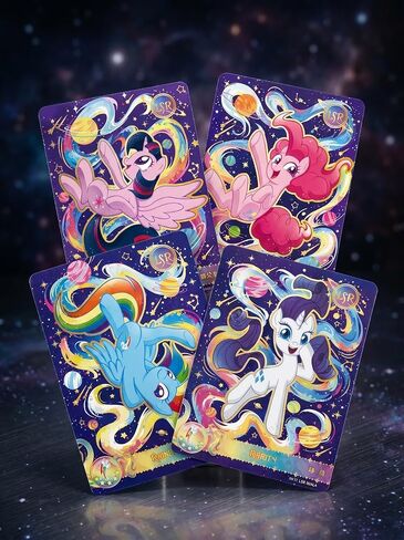 KAYOU My Little Pony Trading Cards Moon Edition Series 11 صندوق تجميع 18 حزمة معززة مجموعة نادرة قابلة للتجميع [CN] in Kuwait