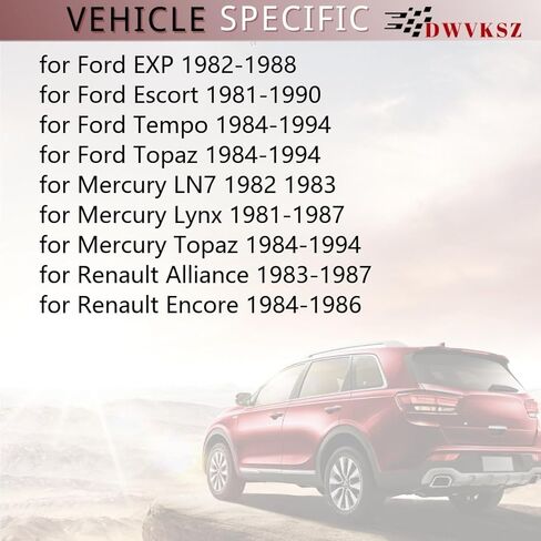 طقم تثبيت لقمة فرامل الطبلة الخلفية لسيارة Ford Tempo 2.0L 1984 1985 1986، لـ Tempo 3.0L 1992 1993 1994، لـ Renault Encore 1.7L 1985 1986، لـ EXP 1.9L 1986 1987 1988، عبوة واحدة in Kuwait