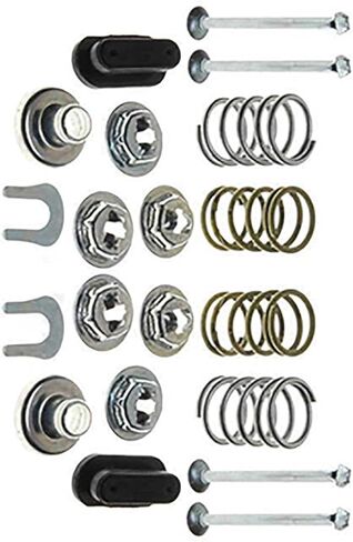 Front Drum Brake Shoe Hold Down Kit for Buick LeSabre 6.6L 1963 1964, for Electra 7.5L 1970, for LeSabre 7.0L 1964, for LeSabre 7.5L 1970 Replaces# BP412K, HW4064, 1 Pack in Kuwait
