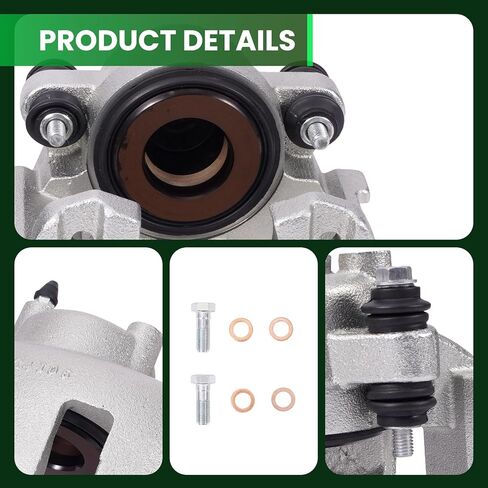 MOCA 2x Front Brake Calipers w/Bracket Compatible with 1991-1995 & 1997-2006 for Jeep Wrangler, 1997-2006 TJ, 1990-2001 Cherokee, 1993-1998 Grand Cherokee 4.0L in Kuwait