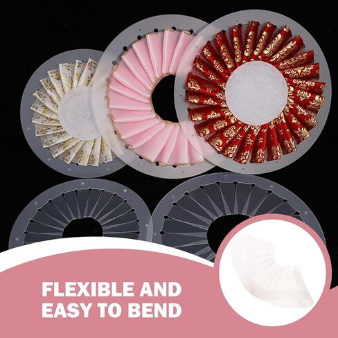 3-Piece Rosette Maker, Fabric Flower Maker Tool for Consistent DIY Ribbon Flowers, Crafting for Beginners, Tabletop Figurines in Kuwait