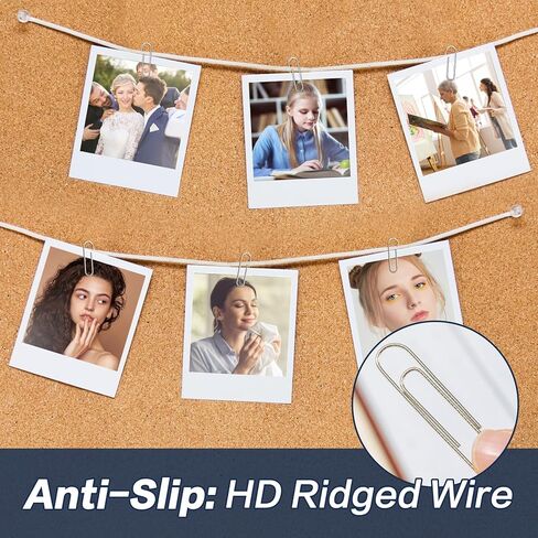 Deli #1 Nonskid Paper Clips, 1000 Medium Paper Clips, 10 Boxes of 100 Each, Silver in Saudi Arabia