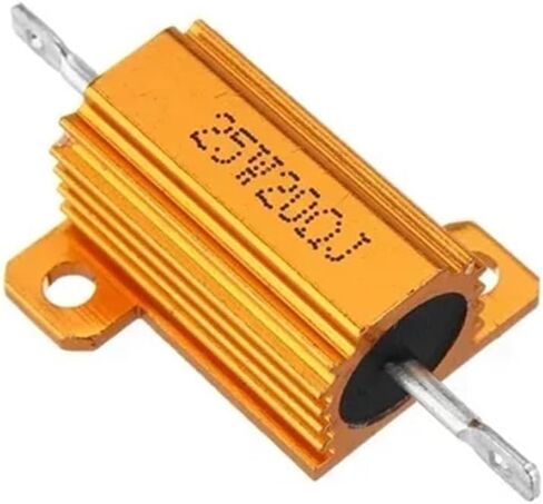 RX24 25W الألومنيوم الطاقة معدن شل حالة Wirewound المقاوم 0.01 ~ 30K 1 2 3 5 6 8 10 20 100 150 200 300 500 1K 10K أوم (2.2R) in Kuwait