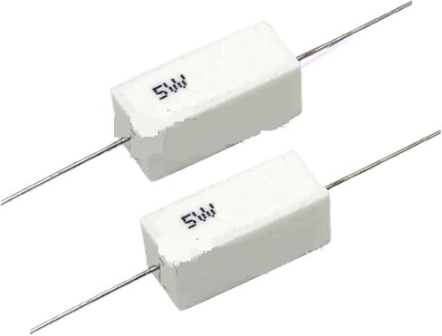 10pcs 5W 10W BPR56 Cement resistance 0.1~10k ohm 0.33R 1R 10R 100R 0.22 0.33 1 10 100 1K 10K ohm Cement resistor igmopnrq(10w 20 ohm) in Kuwait