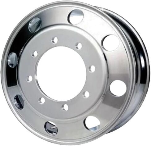 Aluminum Alloy Wheel Rim Compatible For Isuzu Trucks 17.5x6.00 17.5x6.75 For 205/70R22.5 225/90R22.5 Tires Commercial Truck Wheels Automotive Wheels in Kuwait