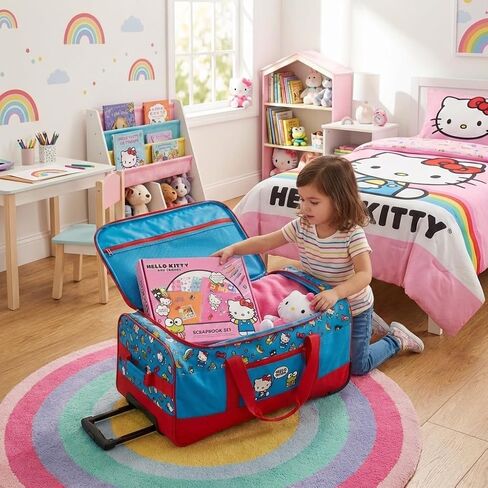 مجموعة سجل قصاصات Hello Kitty من Toyland® - مجموعة أنشطة إبداعية مكونة من 520 قطعة تتضمن هدية مفاجئة - سجل قصاصات يمكنك صنعه بنفسك للأطفال بعمر 3 سنوات فما فوق in Kuwait