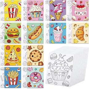 Louise Maelys 12 Pack Pre Drawn Canvas to Paint for Kids 8x10 Inch Snack in Saudi Arabia