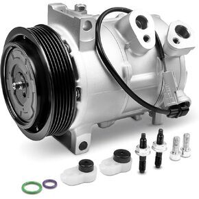 AC Compressor Compatible with Jeep Compass Patriot 2009-2017 2.0L 2.4L, Dodge Caliber 2009-2012 1.8L 2.0L 2.4L, Air Conditioner CO 30011C, 157388, 140667 in Kuwait