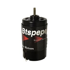 550 12T RC Electric Motors DC Motor Brushed Motor Btspepejoy High Torque Motor RC Brushed Motor for RC Boat DIY Airplane Toys Model Hobby Remote Control Car Marine Ship（Black） in Saudi Arabia