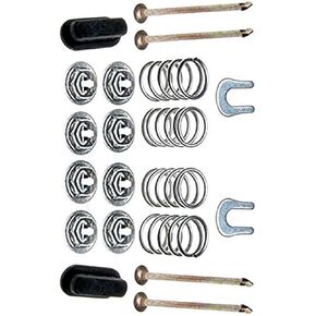 Front Drum Brake Shoe Hold Down Kit for Plymouth Fury III 7.2L 1966 1967 1968 1969 1970 1971 1972, for Ford Custom 3.9L 1965 1966 1967 1968 1969 1970 1971 1972 Replaces# 294050, 5471401, 1 Pack in Kuwait