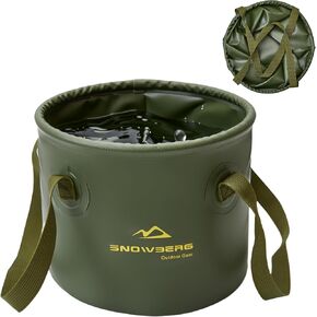 Collapsible Bucket 20L, Collapsible Bucket with Handle for Easy Portability, Car Wash Bucket Suitable for Rvs, Fishing, Car Washing, Camping. (Green, 20L) in Kuwait