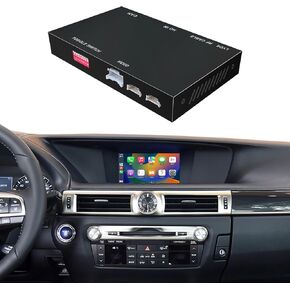 Wireless CarPlay Android Auto Decoder Retrofit Kits Compatible with Lexus GS250 GS300 GS350 GS450 for Joystick from 2012-2015, Supprot Mirror Link, Back-up Camera, USB Stick Playback in Kuwait