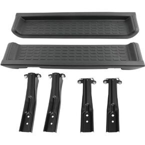 Pair of Side Steps Compatible with TJ 97-06 Running Board Bar Black in Kuwait