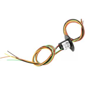 1pcs AC 240V 6-Way Conductive Slip Ring 300Rpm 2A for Monitor Robotic 12.5mm Engineering Plastics 1000 Nsulation Resistance in Kuwait