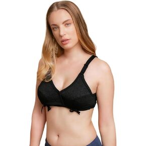 Cottonique Women's Hypoallergenic Side-Tie Bra Made from 100% Organic Cotton (38B, Natural) in Saudi Arabia