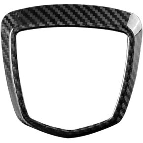 Hard Carbon Fiber Cover for 500 595 2012-2023 Rear Logo Trim Replacement Compatible with in Kuwait