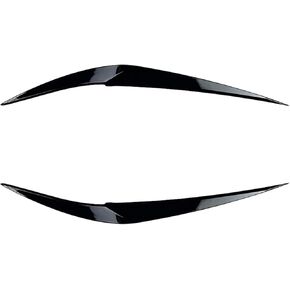 الجبهة العلوي الحواجب أغطية العين غطاء ملصق الكسوة ABS البلاستيك طقم الجسم لسيارات BMW X1 F48 F49 2015-2022 سيارة العلوي الحاجب الجفون in Kuwait