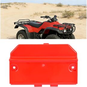 غطاء بطارية بلاستيكي أحمر من ALMULOO متوافق مع موديلات 1988-2000 Honda Fourtrax 300 in Kuwait