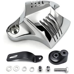 Chrome Horn Cover Compatible with Harley Big Twins V-Rods Stock Cowbell Horns 1992-2020 in Saudi Arabia