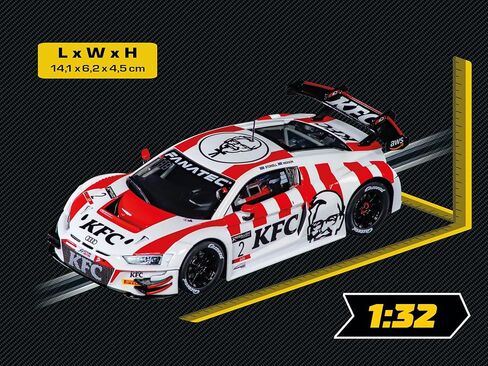 كاريرا 32073 أودي R8 LMS GT3 evo II KFC Racing، رقم 2 1:32 مقياس رقمي 132 فتحة سيارة in Kuwait