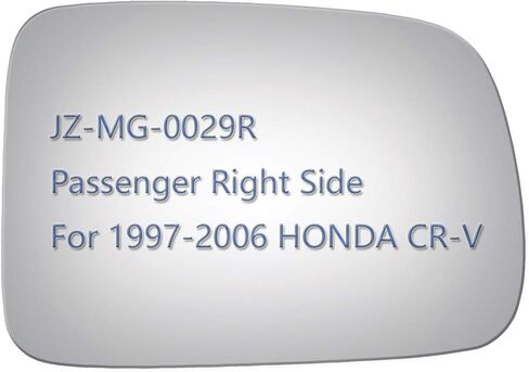 زجاج مرآة جانبية JZSUPER مناسب لـ 1997-2006 HONDA CR-V، زجاج محدب للرؤية الخلفية للركاب الأيمن، غير مسخن بما في ذلك اللاصق in Kuwait