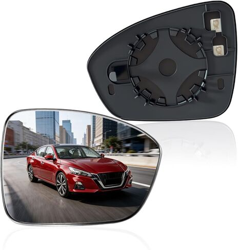Right Passenger Side Heated Mirror Glass for Nissan Altima 2019-2022,Automotive Exterior Mirror Replacement for Nissan Altima 2019 2020 2021 2022 Rear View Mirrors Glass with Power Heated in Saudi Arabia