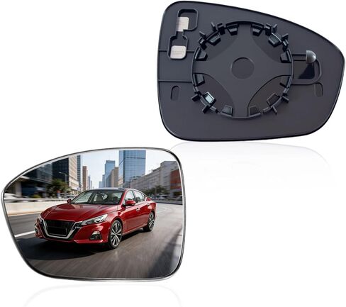 Right Passenger Side Heated Mirror Glass for Nissan Altima 2019-2022,Automotive Exterior Mirror Replacement for Nissan Altima 2019 2020 2021 2022 Rear View Mirrors Glass with Power Heated in Saudi Arabia