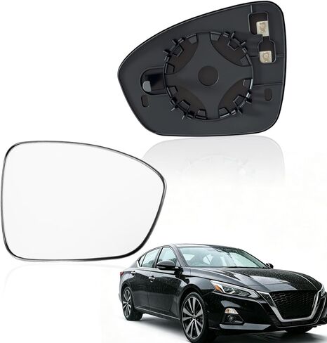 Right Passenger Side Heated Mirror Glass for Nissan Altima 2019-2022,Automotive Exterior Mirror Replacement for Nissan Altima 2019 2020 2021 2022 Rear View Mirrors Glass with Power Heated in Saudi Arabia