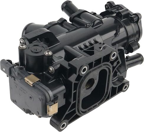 Engine Coolant Flow Control Valve Compatible with 2020–2024 Buick Encore GX and 2021–2024 Chevrolet Trailblazer, including all trim levels with 1.3L L3 gasoline engine Replaces OE# 55516369,TA9127 in Kuwait
