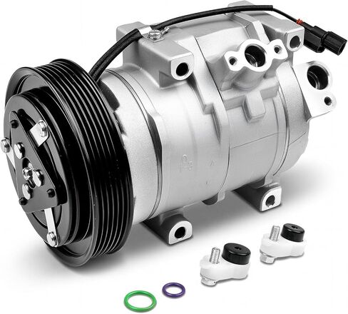 ضاغط تيار متردد متوافق مع 3.5 Honda Odyssey 2008-2017، Pilot 2009-2015، Ridgeline 2009-2014، 3.7L Acura MDX 2007-2013، ZDX 2010-2013، مكيف هواء A/C، 38810RGLA02، CO10840C، 158334 in Kuwait